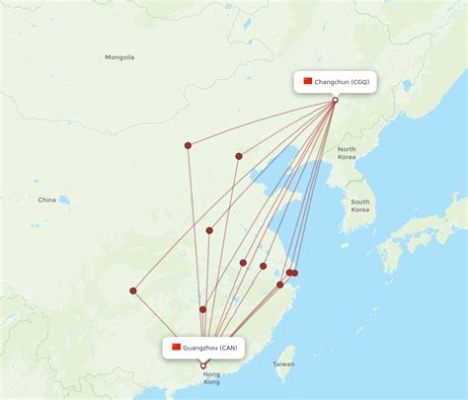 長春到廣州飛多久：航班時長與沿途風光探究